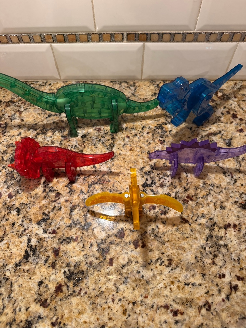 MAGNA-TILES Dino World 5-Piece Magnetic Dinosaur Figures Replacement Lot